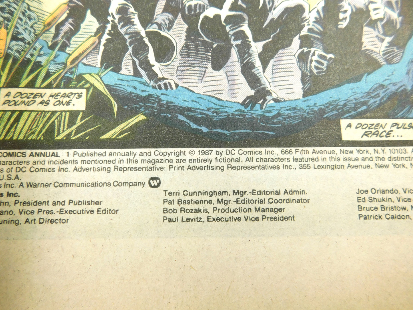 1987 Action Comics Annual a DC Comic Book Superman Batman
