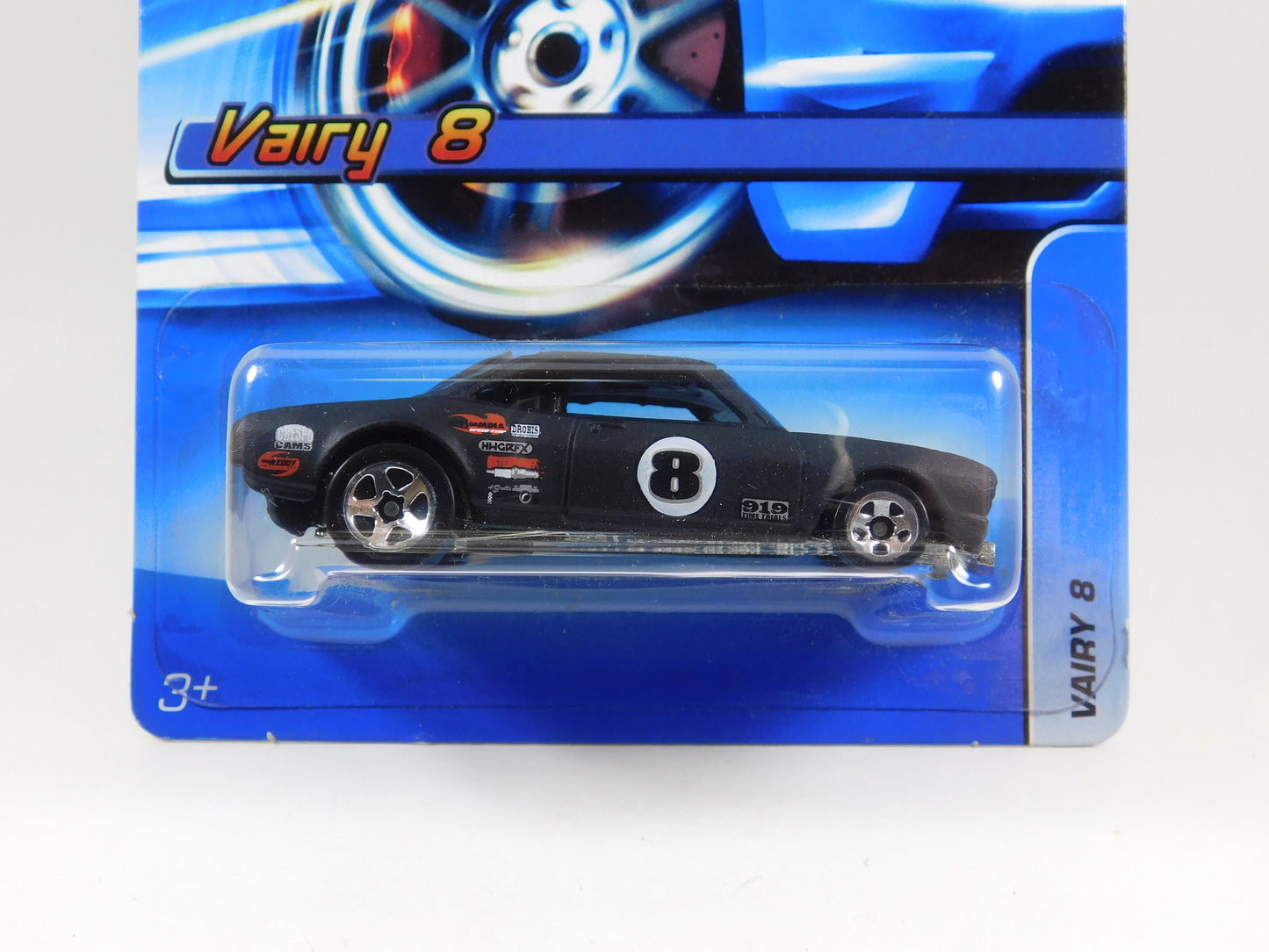 Hot Wheels Black Vairy 8 #156