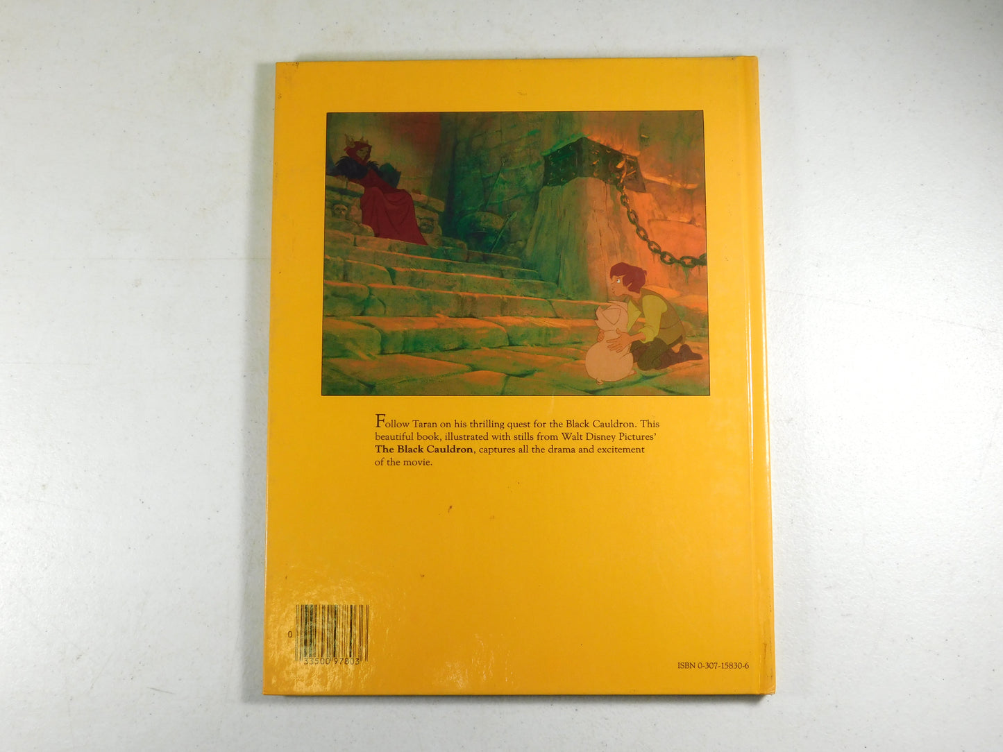 The Black Cauldron Storybook Walt Disney Pictures Golden Book