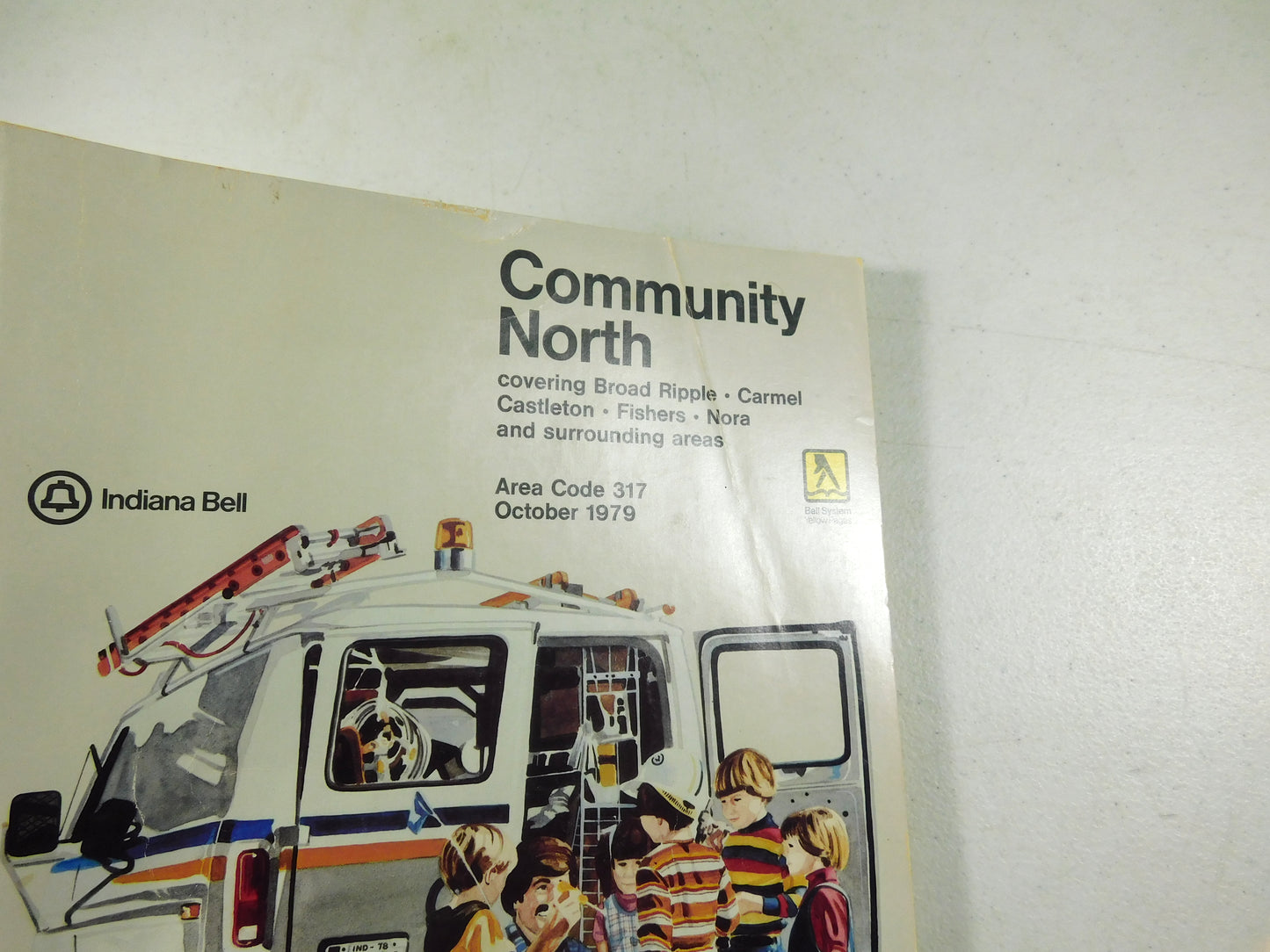 Vintage 1979 Community North Indiana Bell Phonebook