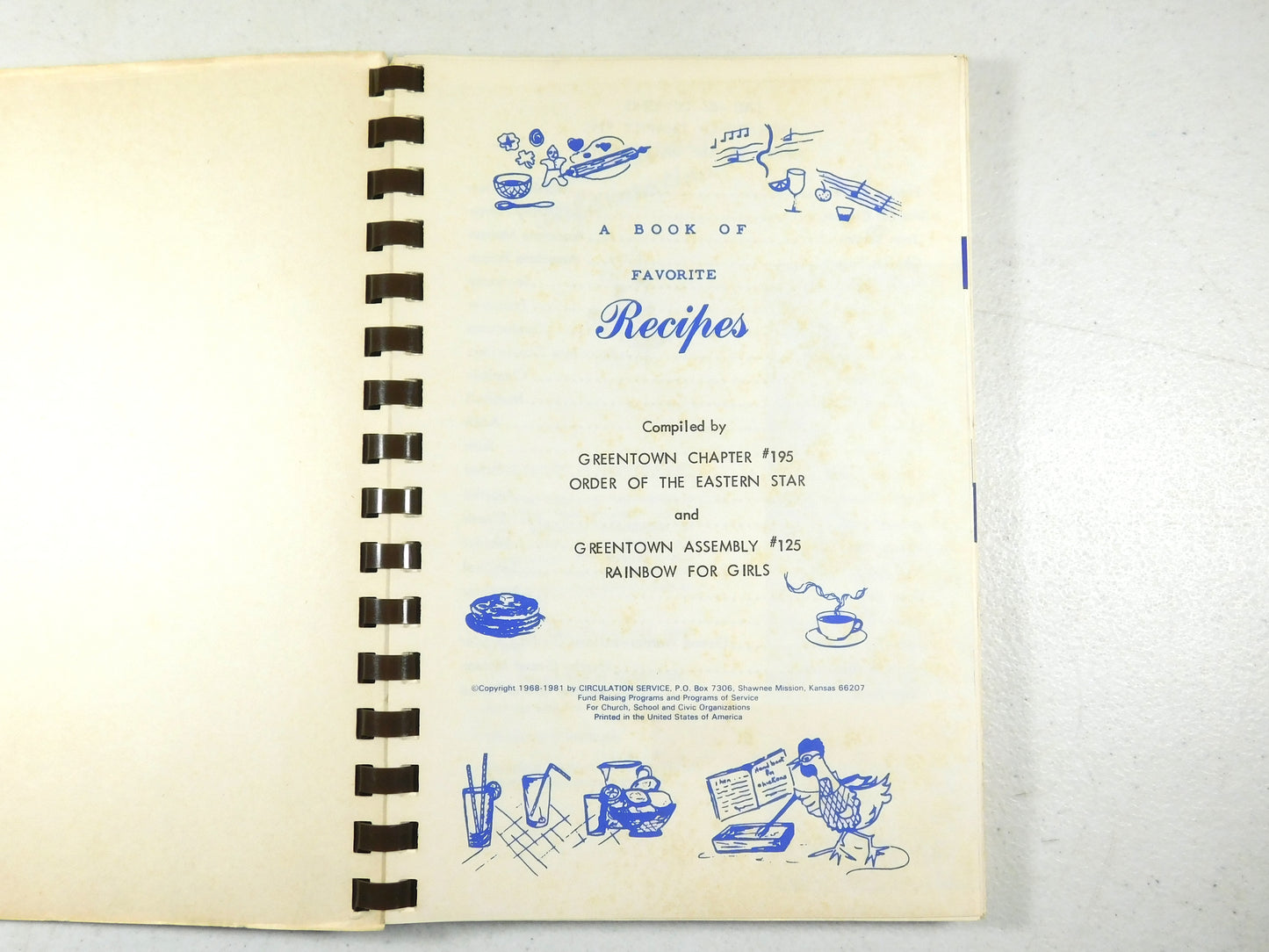 Vintage 1981 Favorite Recipes From Our Best Cooks Cook Book