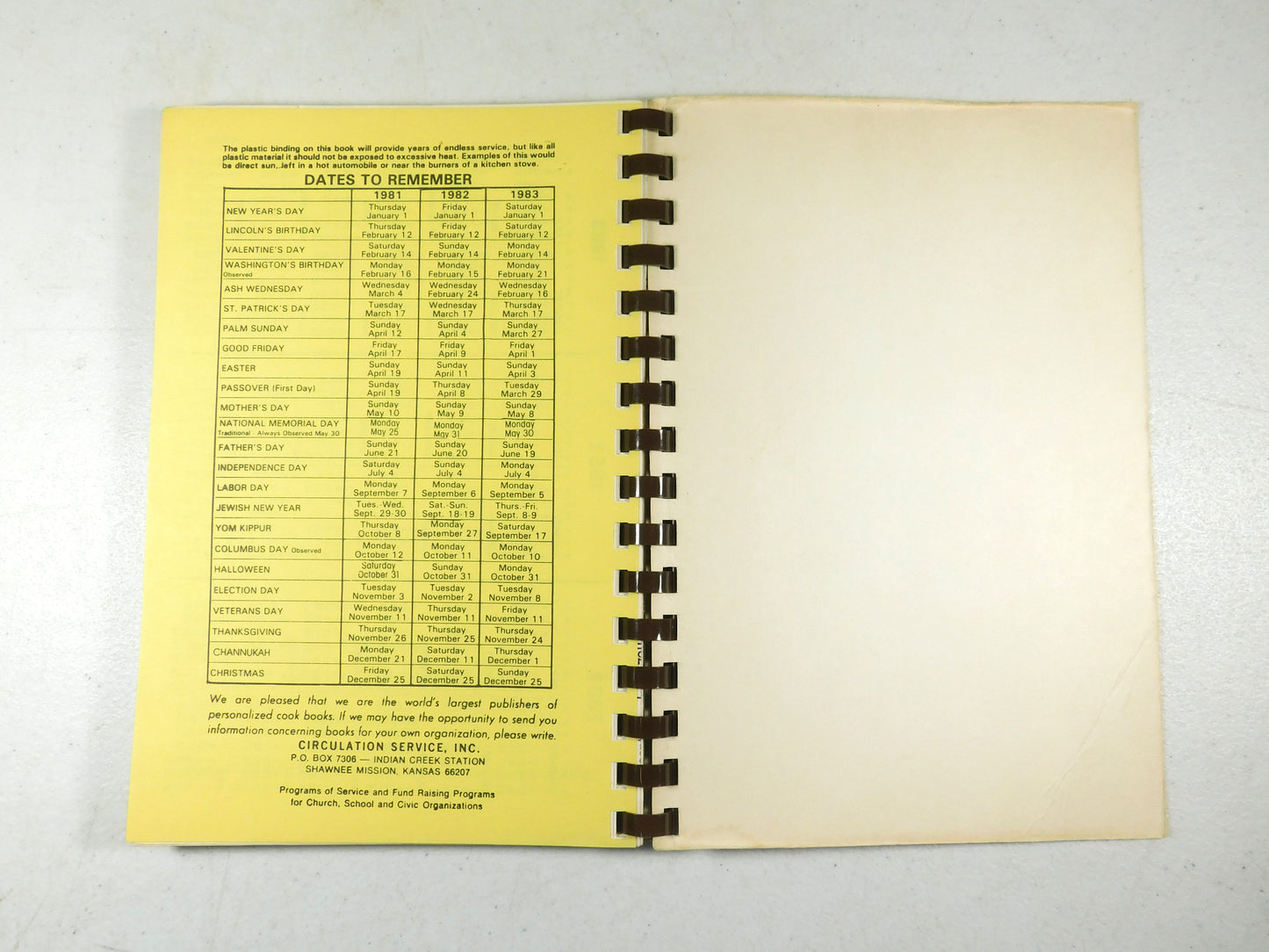 Vintage 1981 Favorite Recipes From Our Best Cooks Cook Book