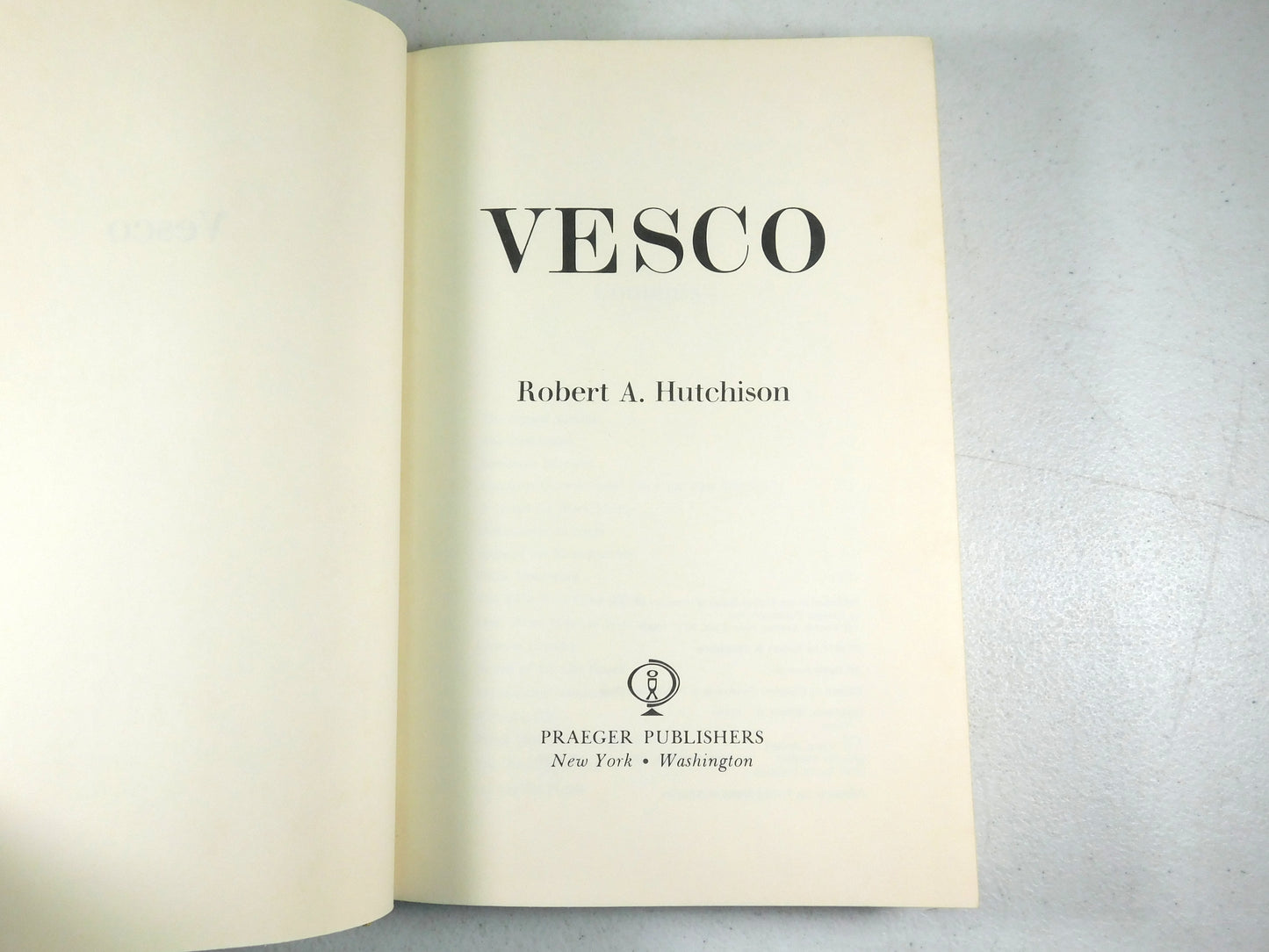 1975 Vesco by Robert A. Hutchison (Hardcover)