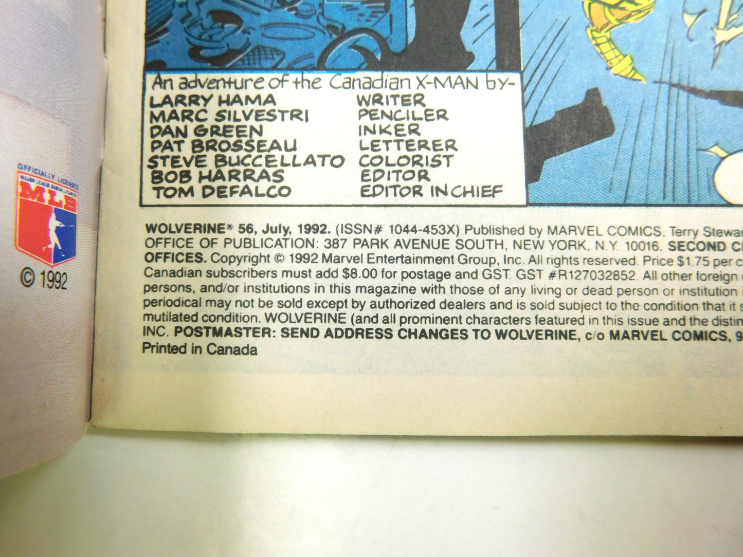 1992 Wolverine #56 Marvel Comic Book