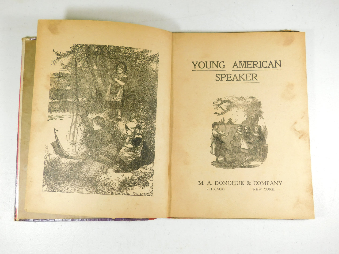 Vintage Young American Speaker Book No. 183 M.A. Donohue & Co.