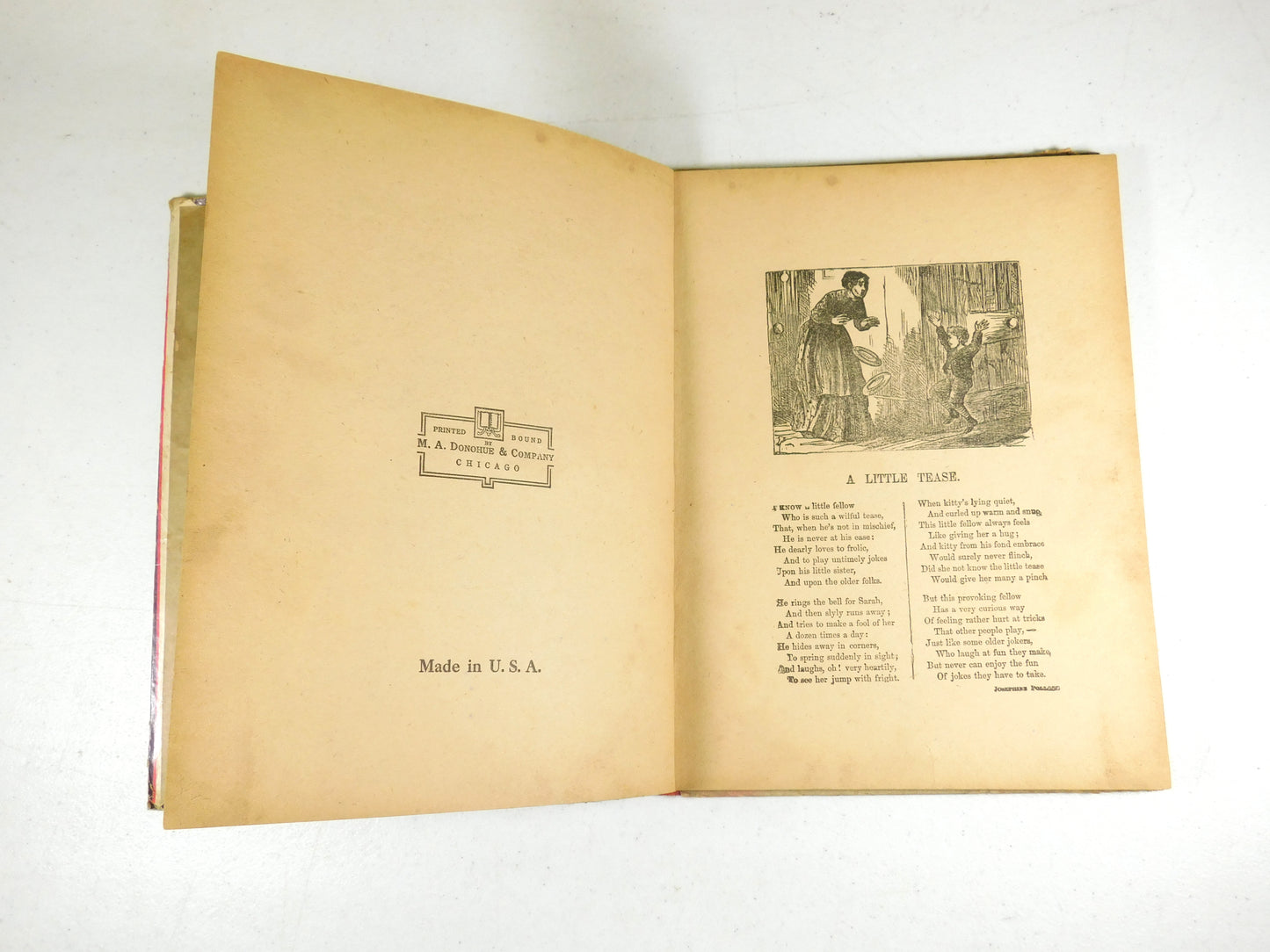 Vintage Young American Speaker Book No. 183 M.A. Donohue & Co.