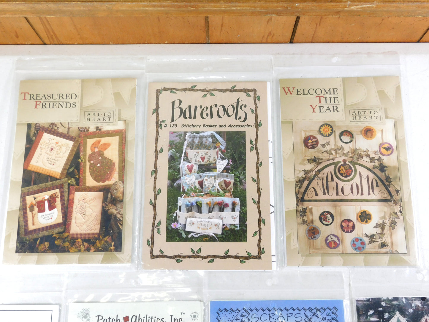 Set of 7 Patterns Bareroots, Treasured Friends, Pieceful Designs