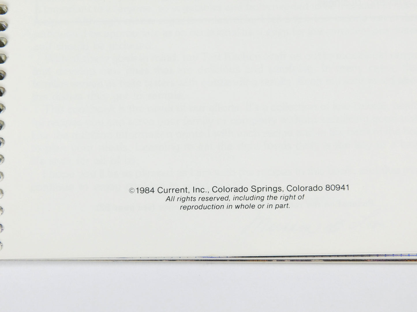Vintage 1984 Current: The Slender Feast Recipes for Light Eating Cook Book