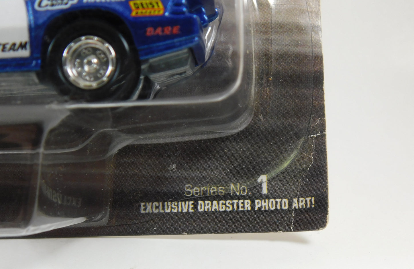 Johnny Lightning Dragsters USA '92 L.A.P.D. Tony Foti Blue and White Police Car