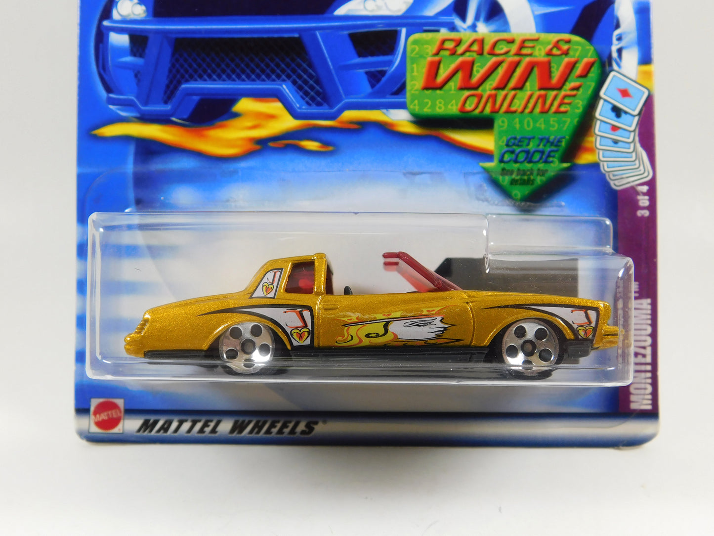 Hot Wheels Gold Montezooma Collector No. 073