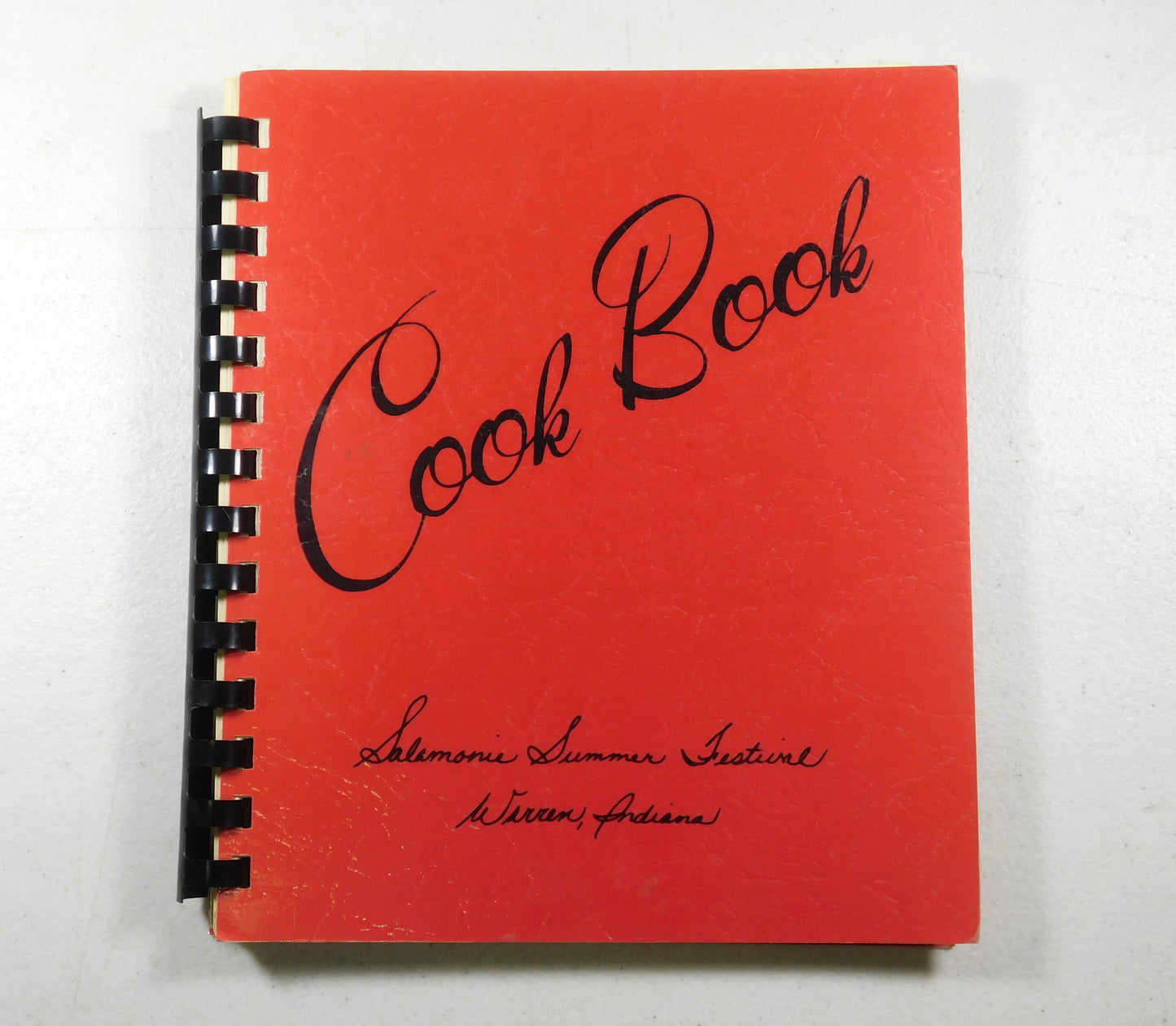 1978 Salamonie Summer Festival Cook Book Warren, Indiana