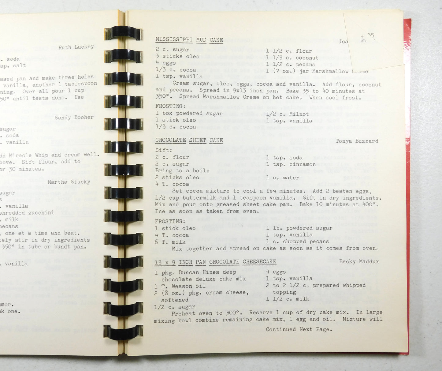 1978 Salamonie Summer Festival Cook Book Warren, Indiana