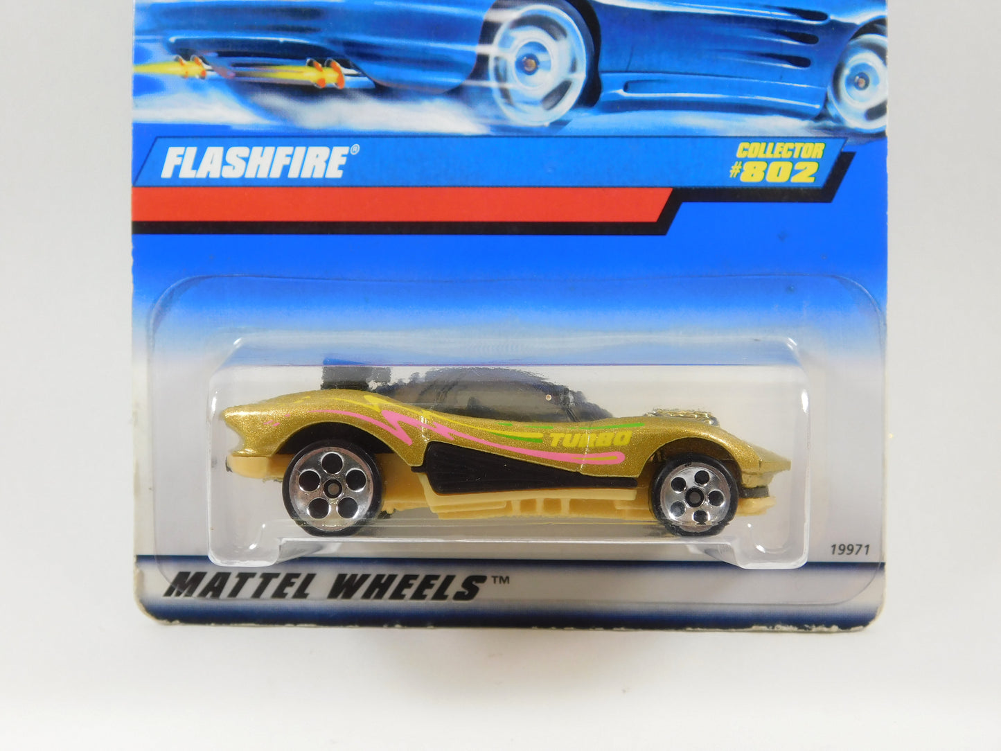 Hot Wheels Gold Flashfire Collector #802