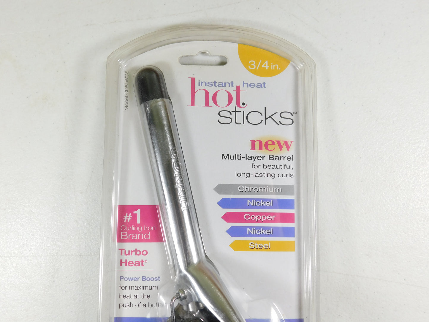 Conair 3/4 in. Hot Sticks Instant Heat Curling Iron Model CD81WCS