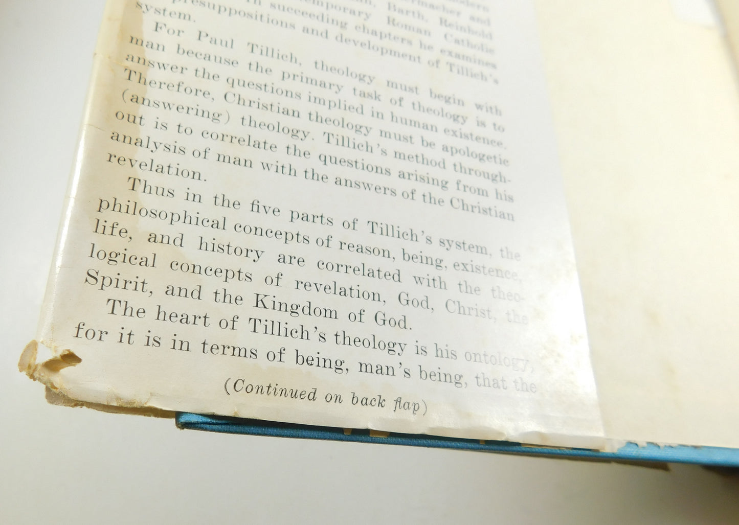 Vintage 1965 The Systematic Theology of Paul Tillich: A Review and Analysis
