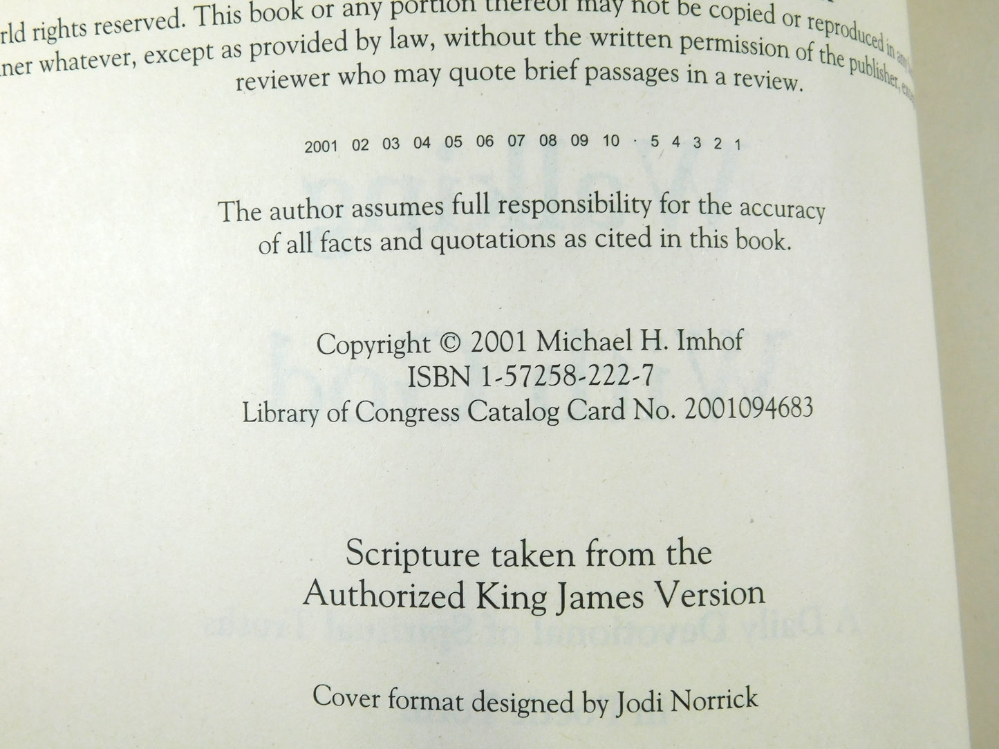 Walking With God: A Daily Devotional Of Spiritual Truths by Michael Imhof