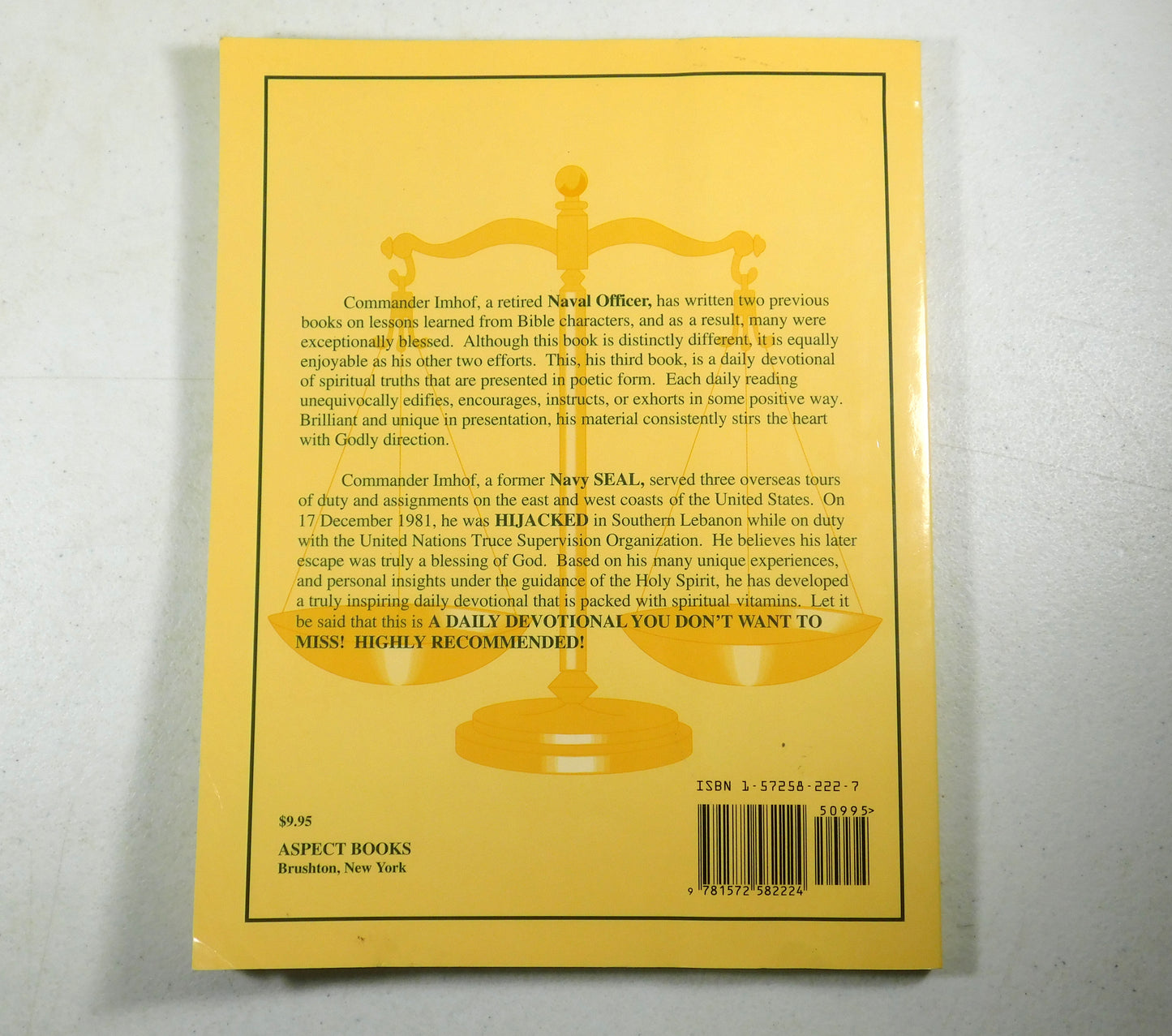 Walking With God: A Daily Devotional Of Spiritual Truths by Michael Imhof