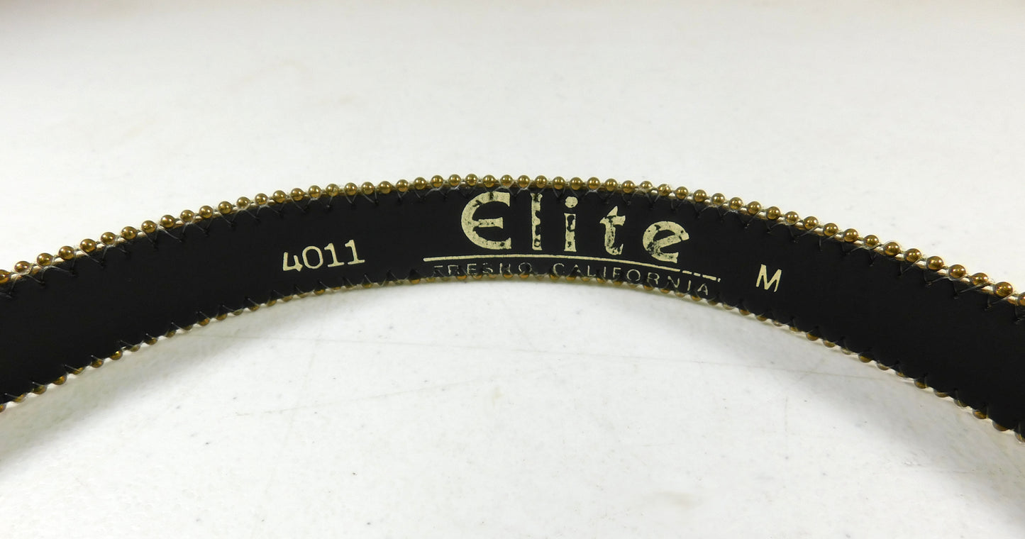 Vintage Elite 4011 M Gold Tone Fashion Belt