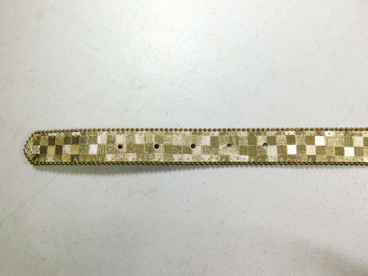 Vintage Elite 4011 M Gold Tone Fashion Belt