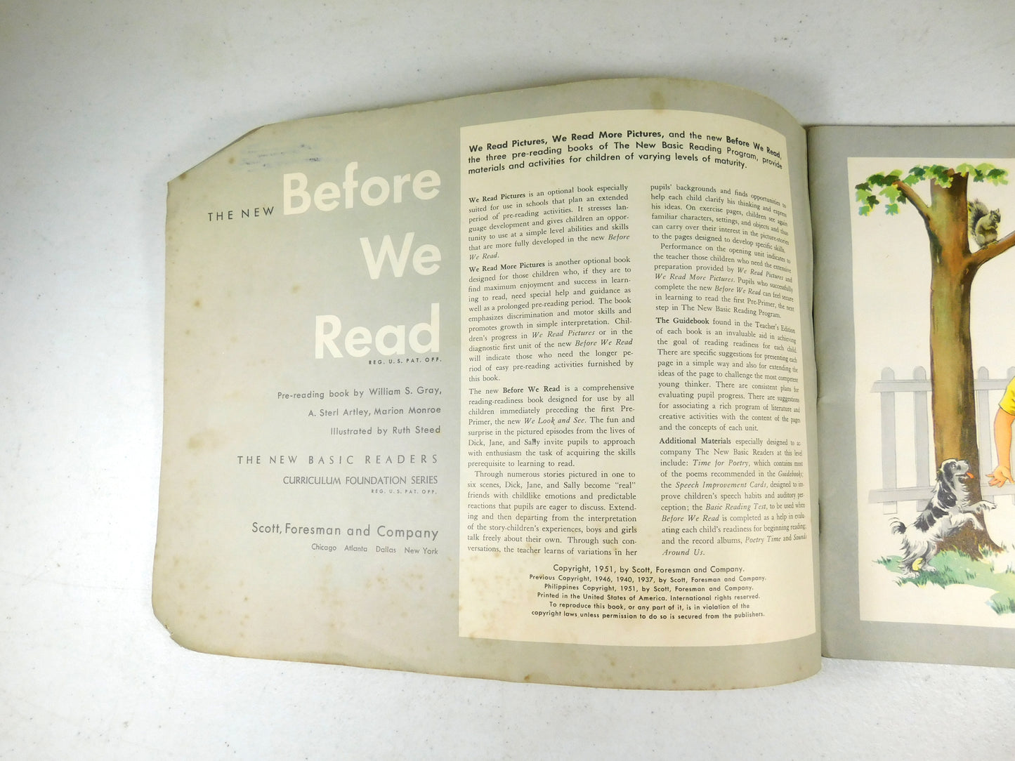 Vintage The New Basic Readers Before We Read Book