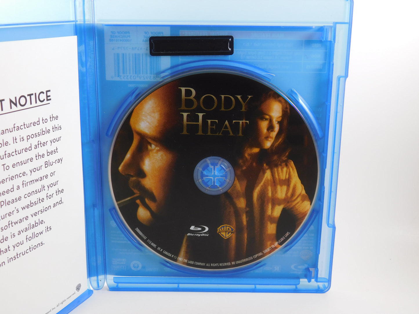 Body Heat (Blu-ray, 1981)
