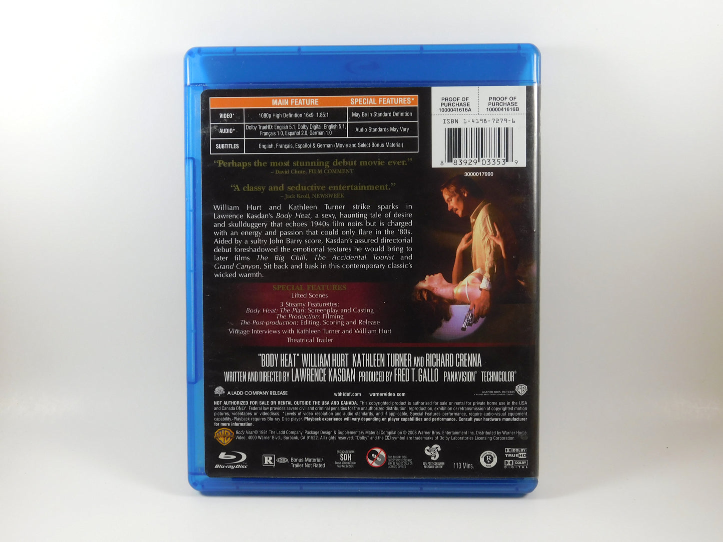 Body Heat (Blu-ray, 1981)