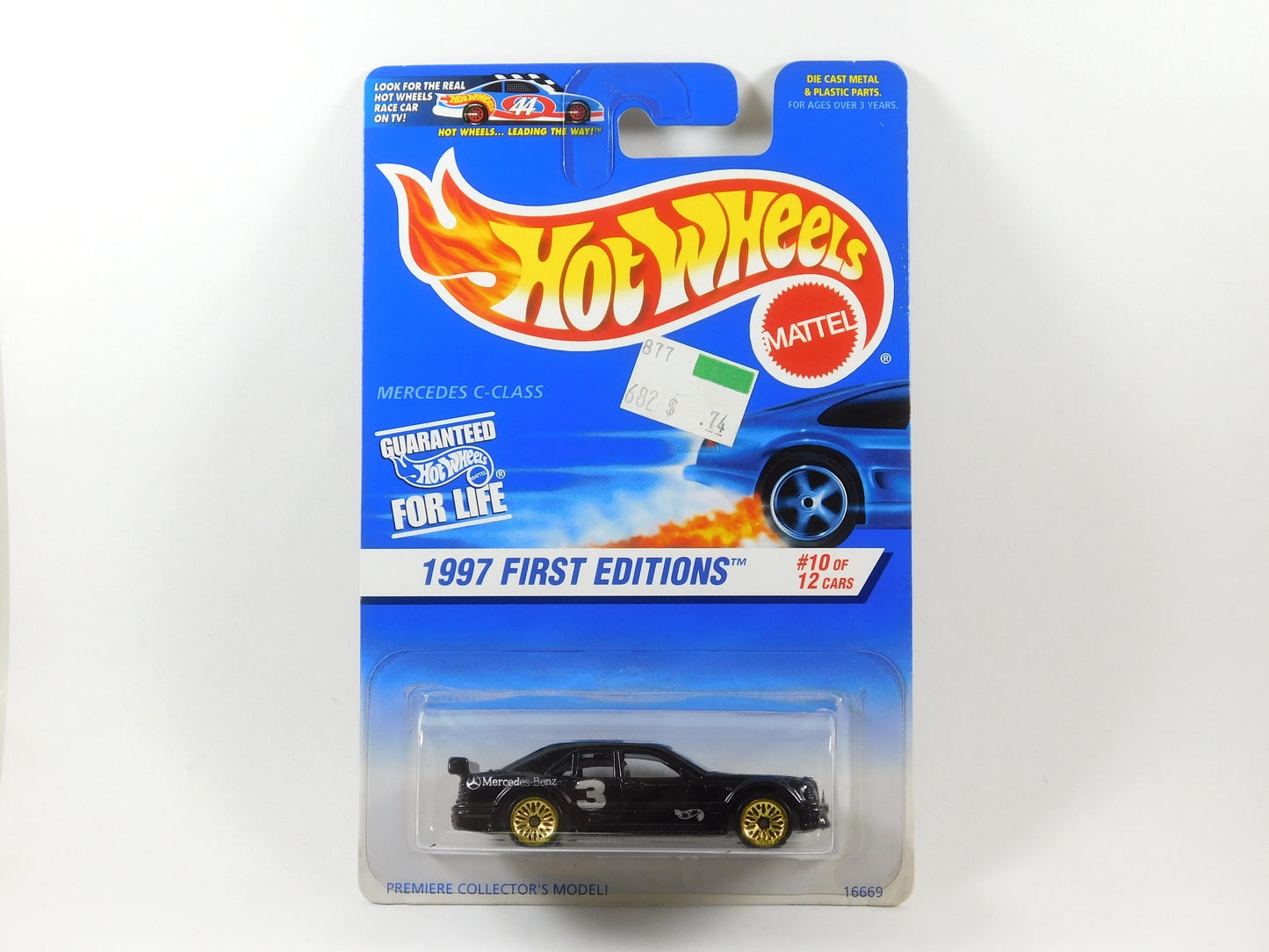 Hot Wheels Black Mercedes C-Class 1997 First Editions #10