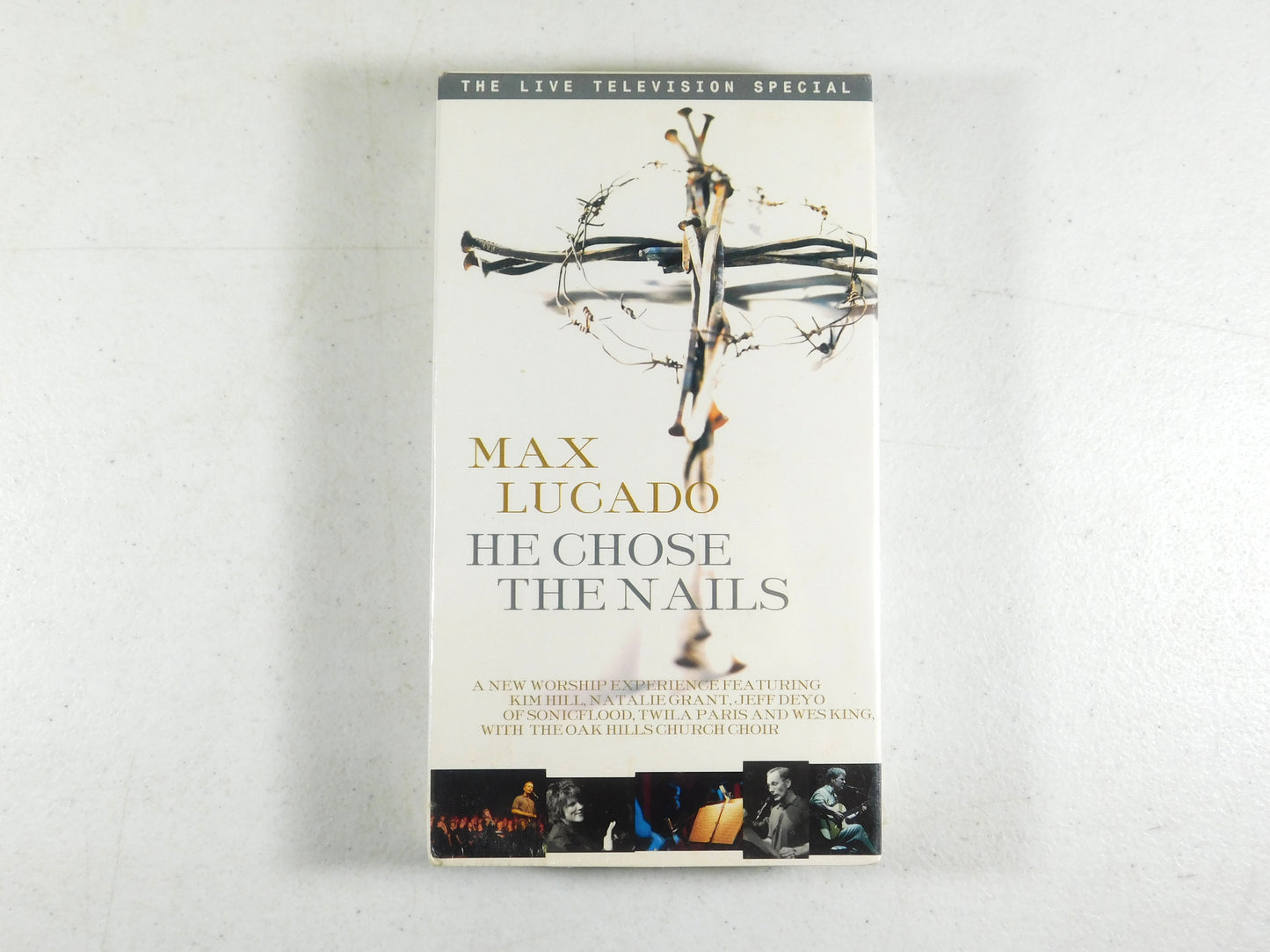 3 Christian VHS Movies Tapes The Ten Commandments, Judgment, He Chose the Nails