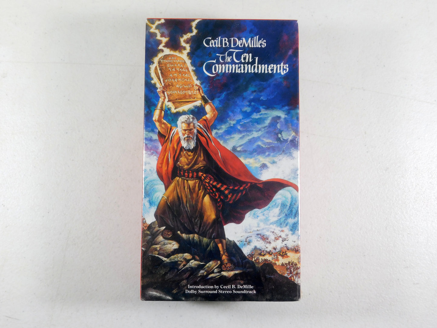 3 Christian VHS Movies Tapes The Ten Commandments, Judgment, He Chose the Nails