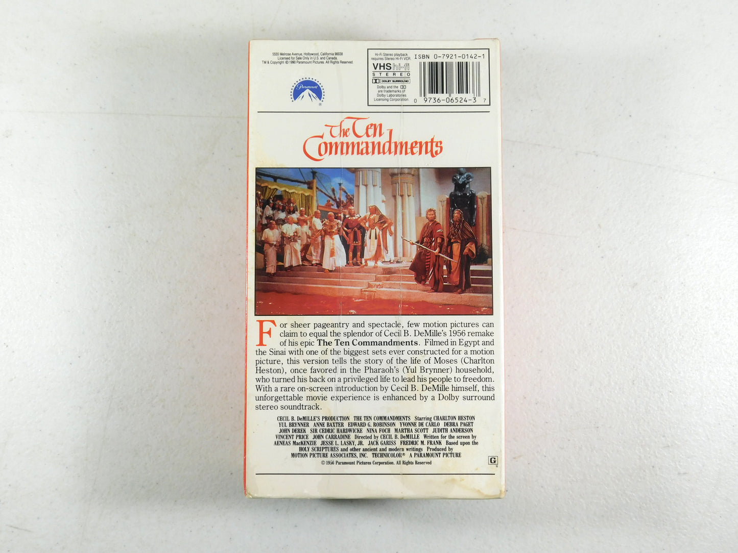 3 Christian VHS Movies Tapes The Ten Commandments, Judgment, He Chose the Nails