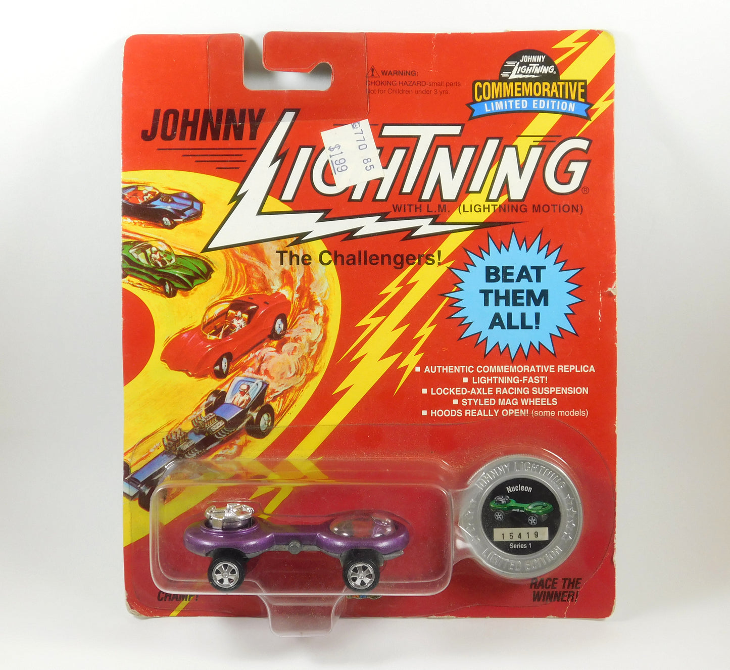 Johnny Lightning Purple Nucleon The Challengers! Limited Edition