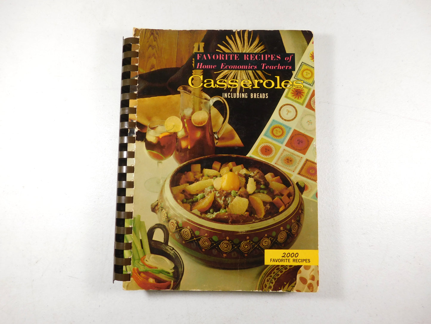 Vintage 1965 Favorite Recipes of Home Economics Teachers Casseroles with Bread