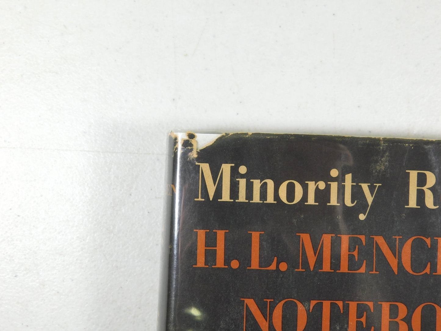 Vintage 1956 Minority Report H.L. Mencken Notebook