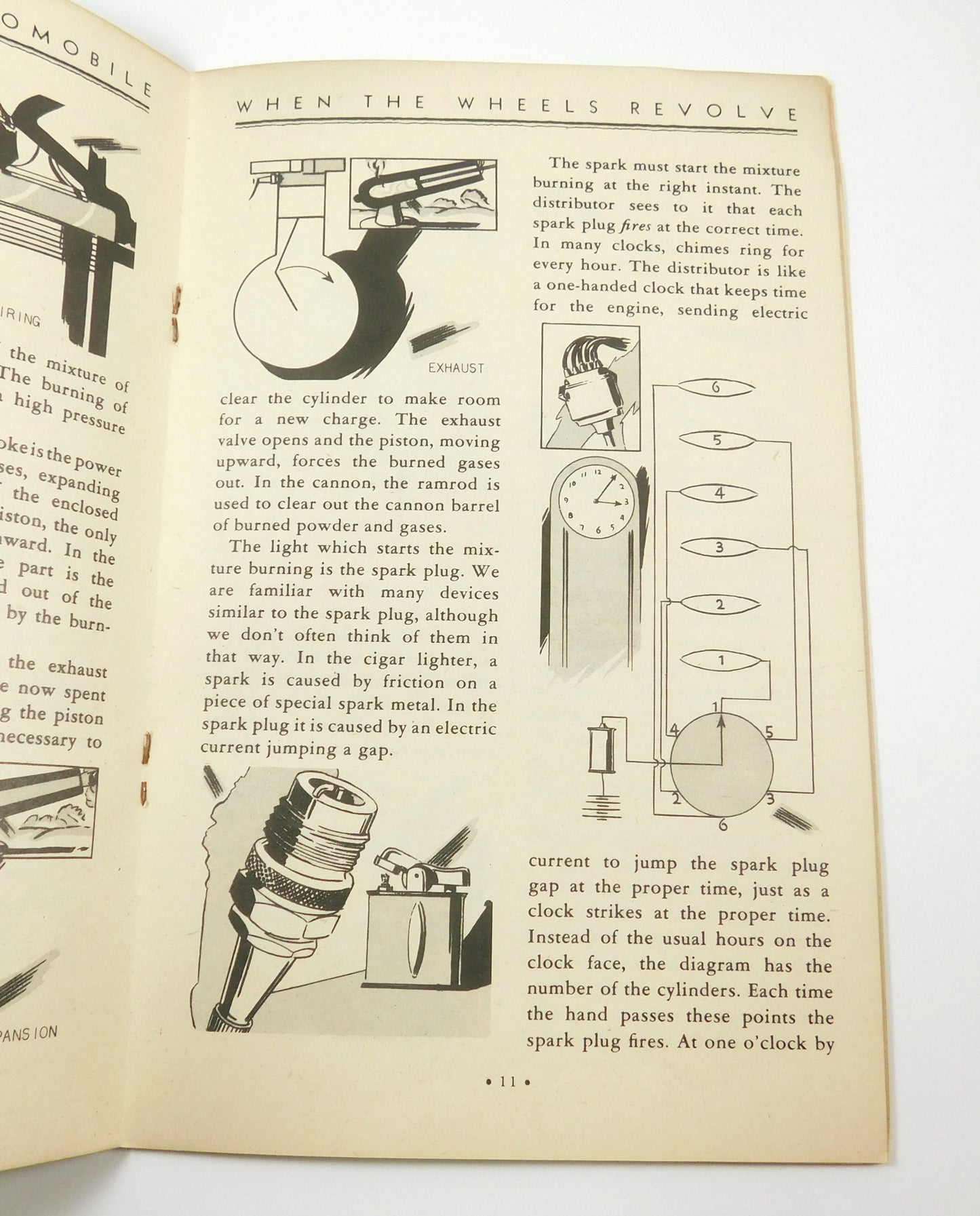 Vintage 1944 General Motors When the Wheels Revolve Book
