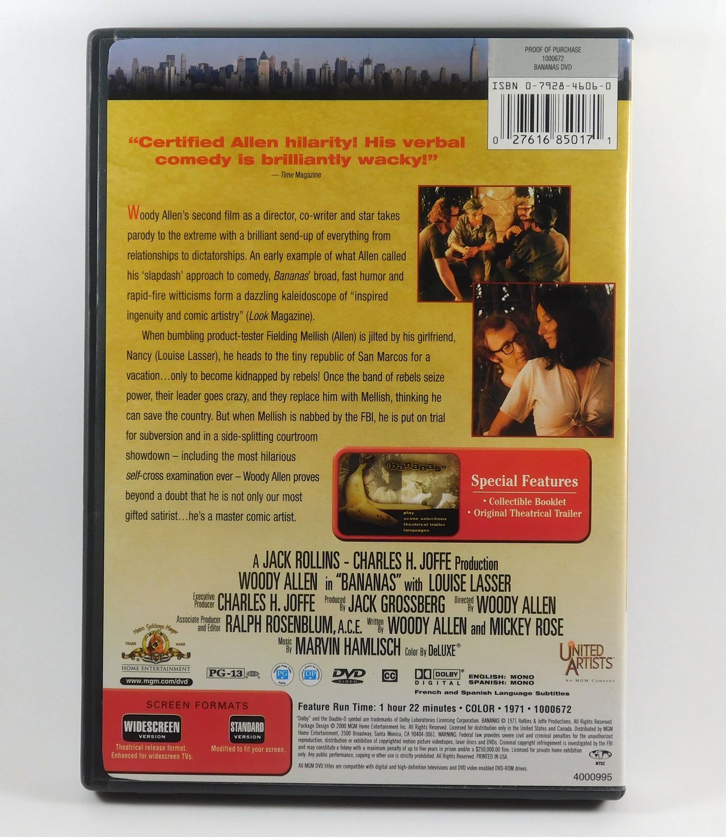 Bananas (DVD, 2000)