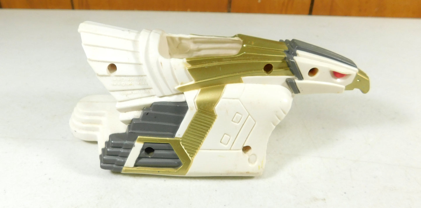 3 Vintage Power Ranger Toy Vehicles White, Black, Blue