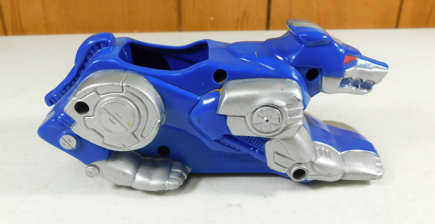 3 Vintage Power Ranger Toy Vehicles White, Black, Blue