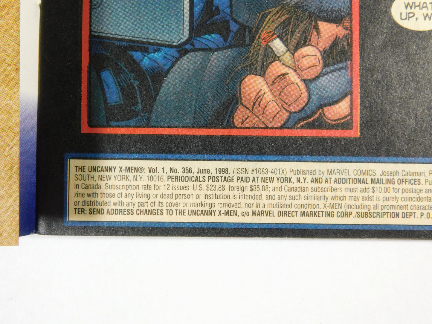 1998 The Uncanny X-Men #356 Marvel Comic Book