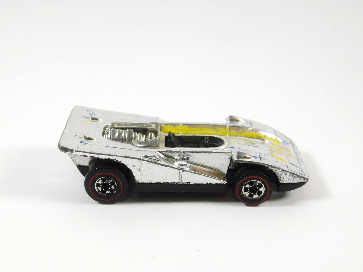 Vintage 1973 Hot Wheels Silver Steam Roller