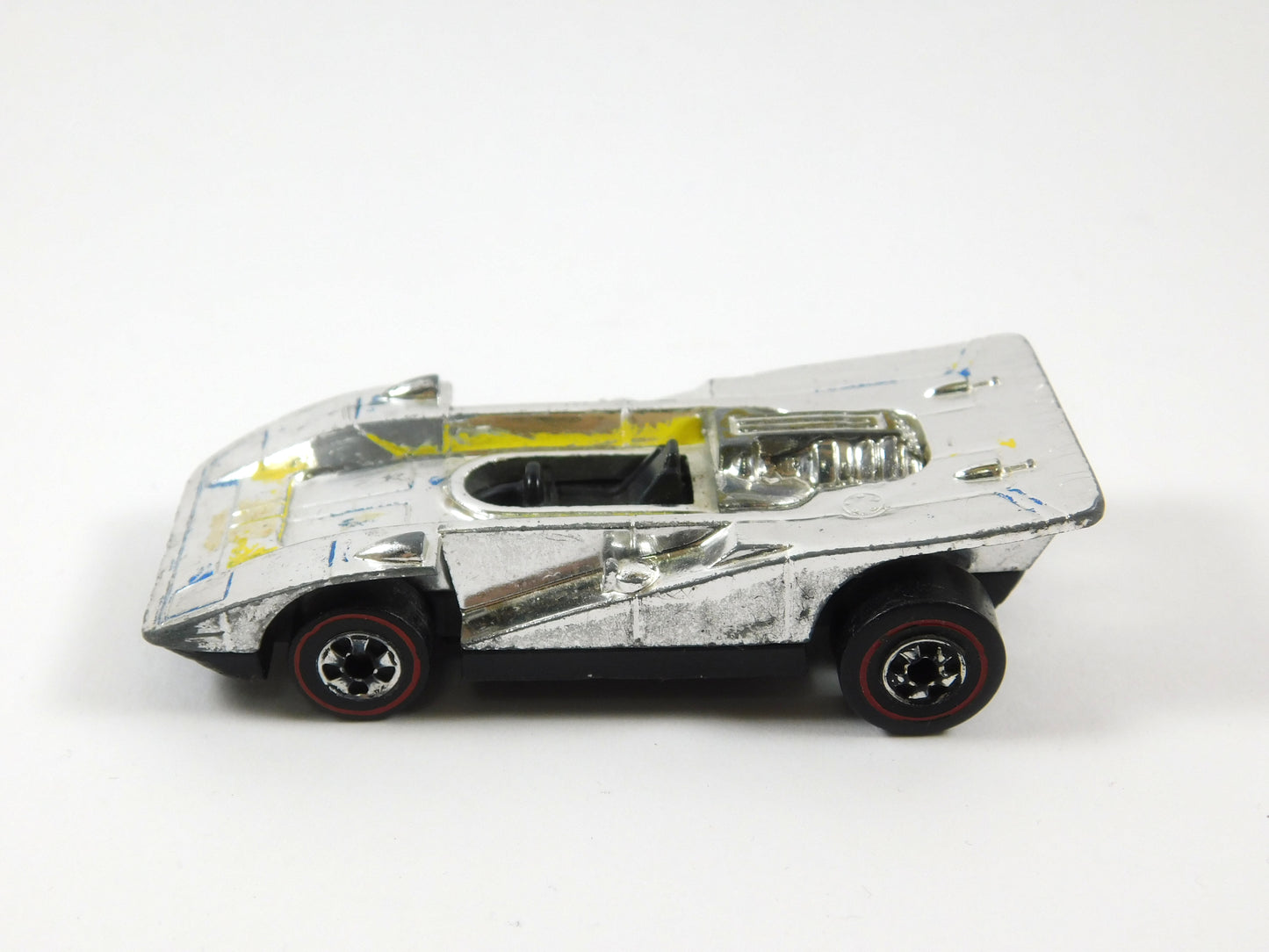 Vintage 1973 Hot Wheels Silver Steam Roller