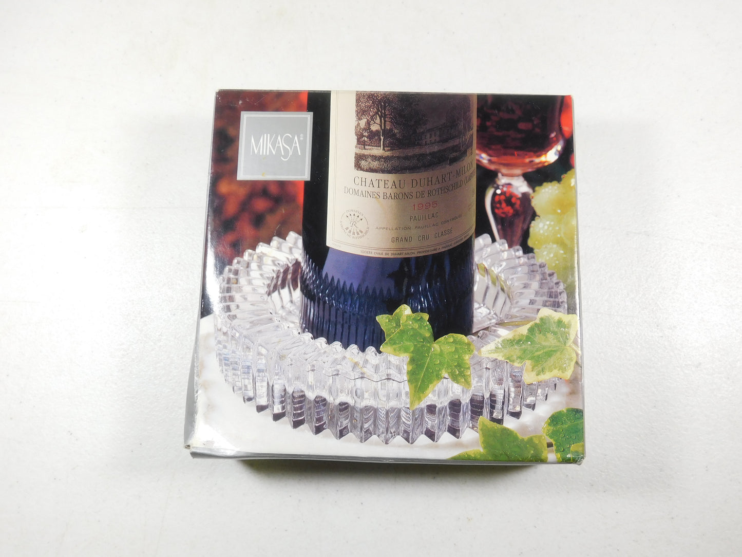 Mikasa Diamond Fire Wine Coaster/Pillar Candleholder