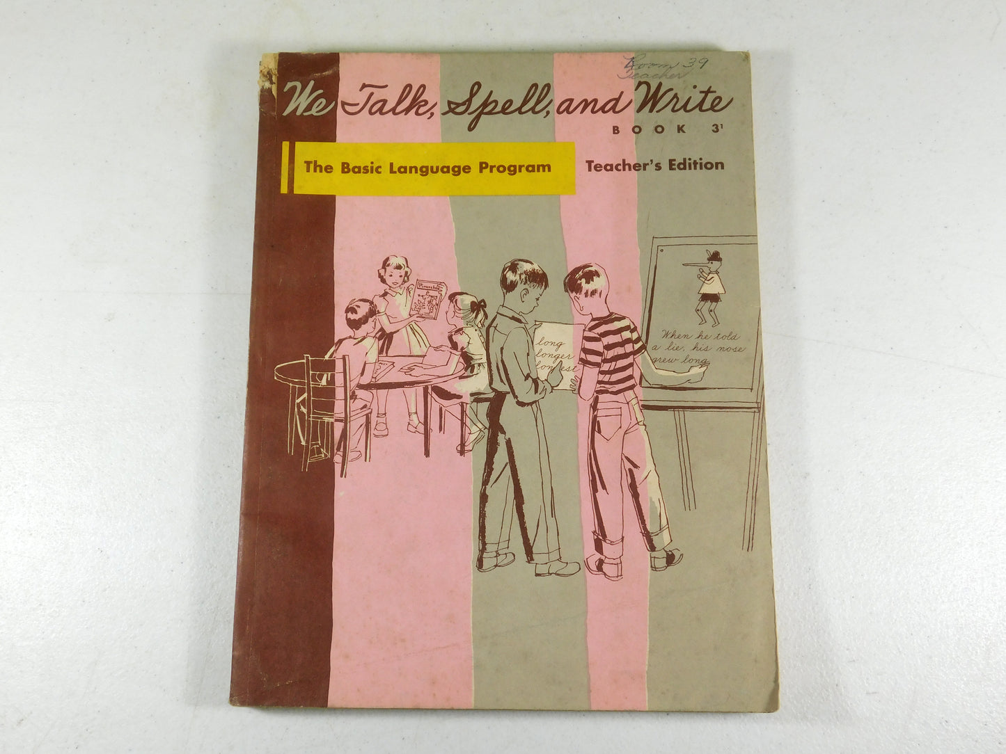 2 Vintage "We Talk, Spell, and Write" Books