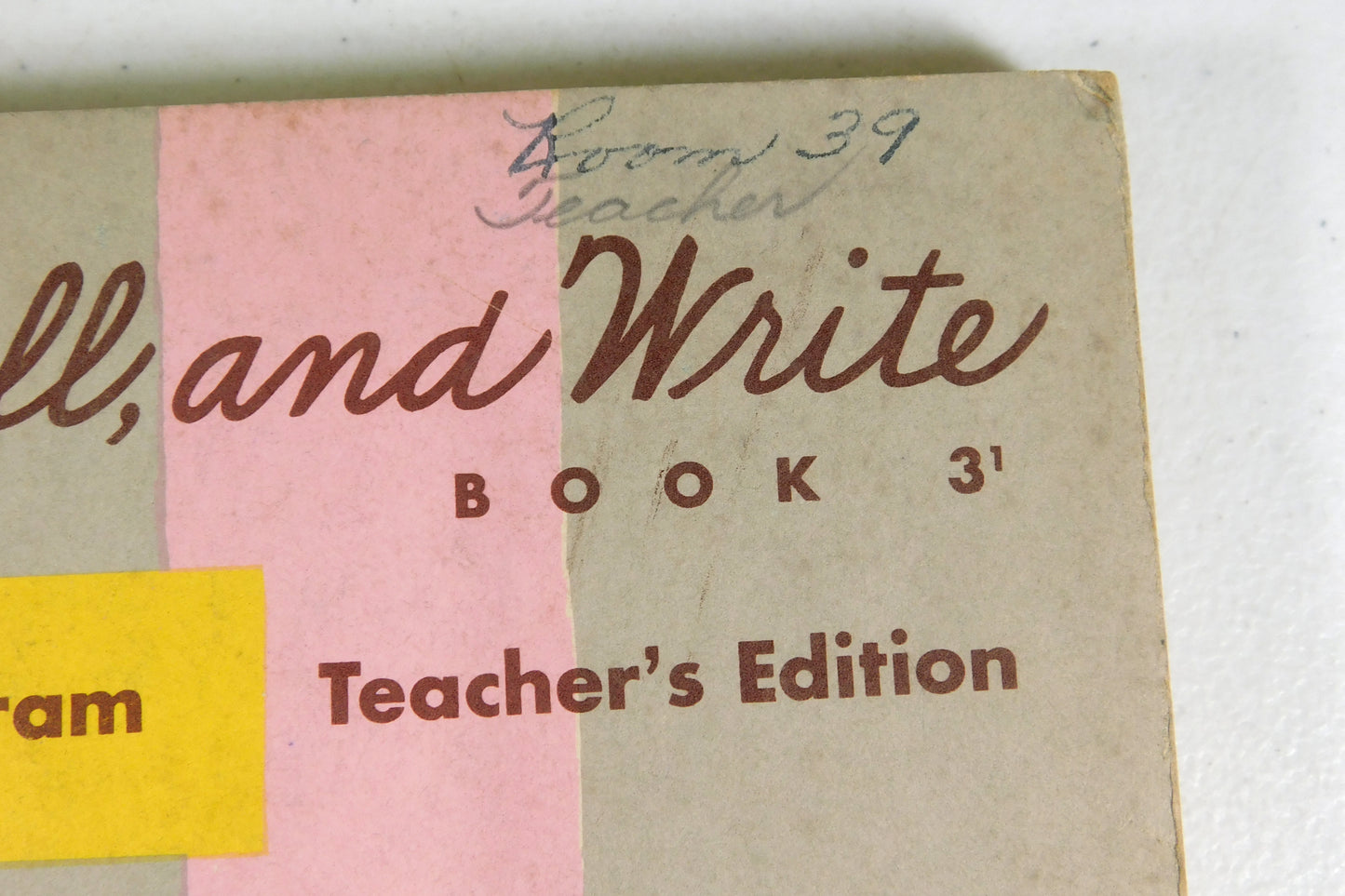2 Vintage "We Talk, Spell, and Write" Books