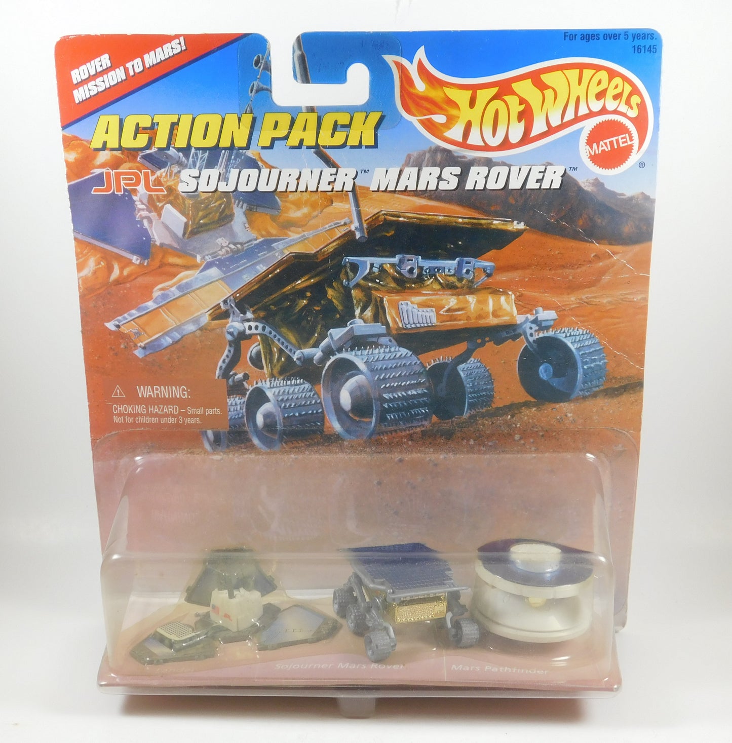 Hot Wheels Action Pack JPL Sojourner Mars Rover
