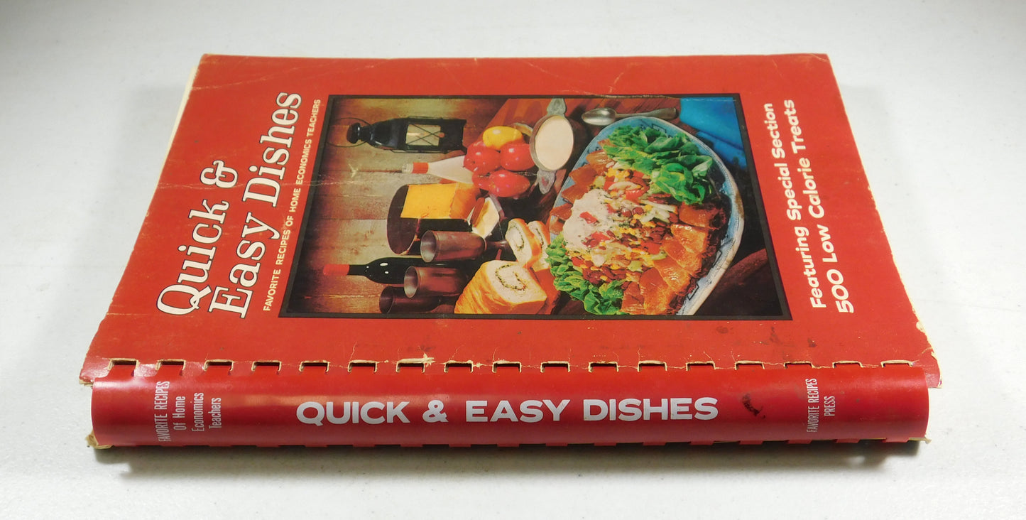 Vintage 1968 Quick & Easy Dishes Cookbook