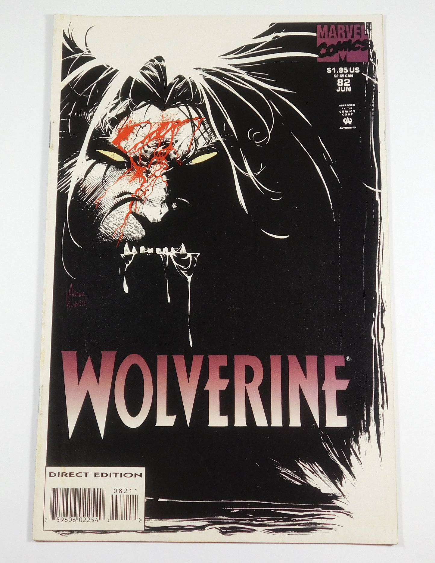 1994 Wolverine Marvel Direct Edition Comic Book #82 Jun