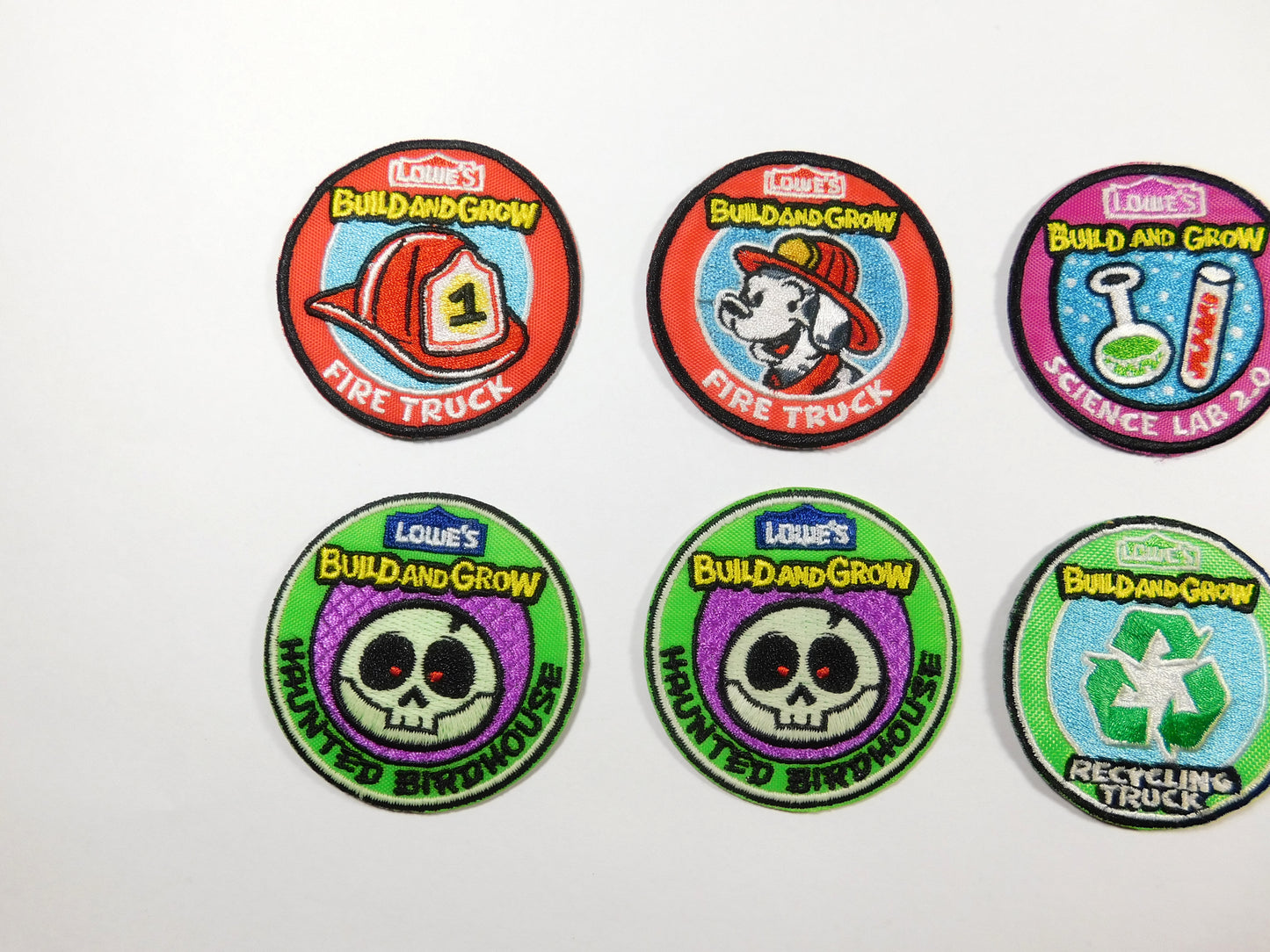 10 Lowe's Build and Grow Iron On Patches