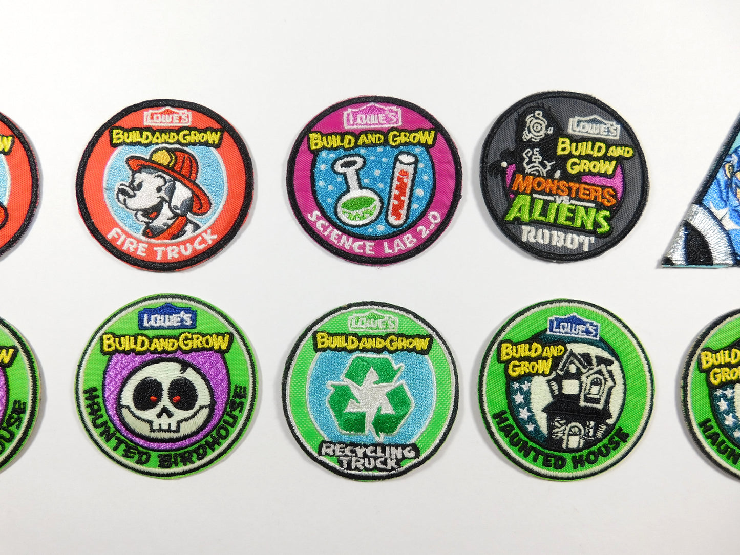 10 Lowe's Build and Grow Iron On Patches