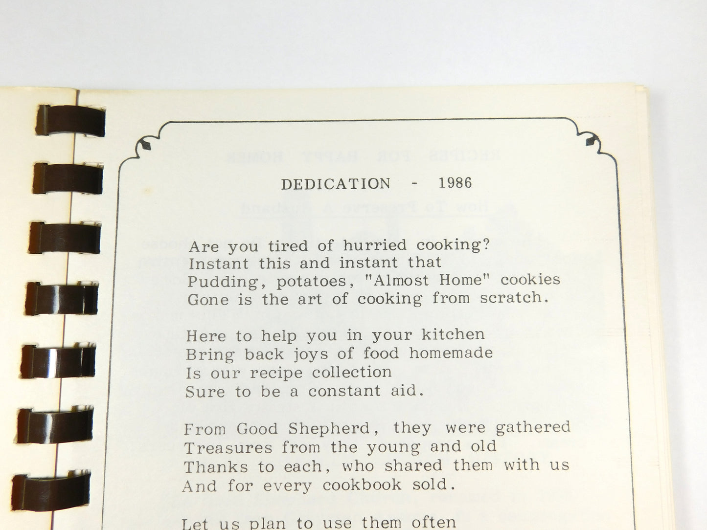 "Hey Mom, Let's Have..." A Recipe Collection from Good Shepherd United Church