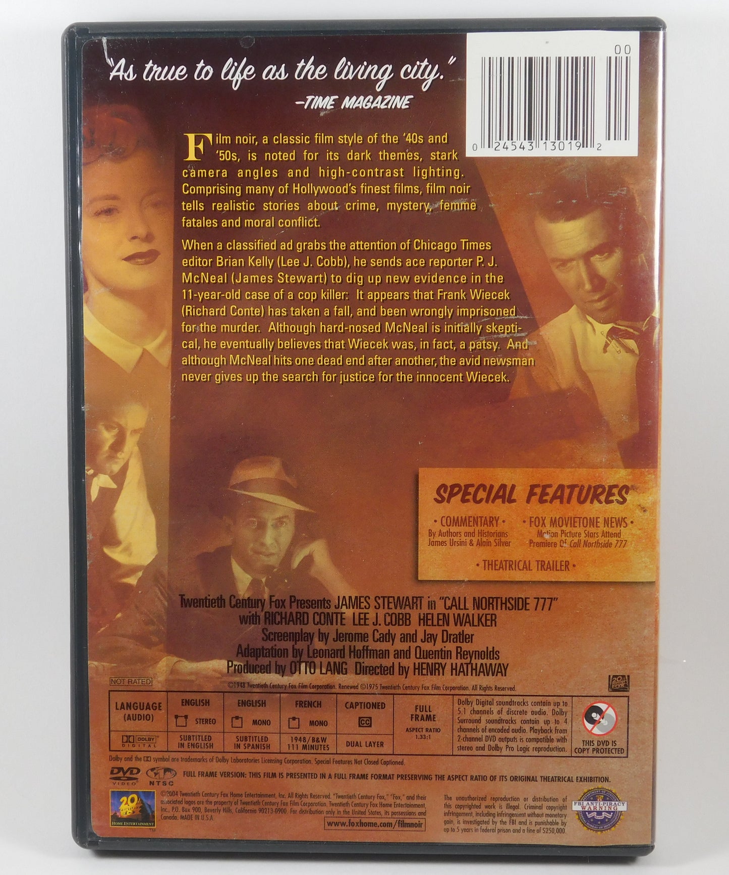 Call Northside 777 (DVD, 2005)